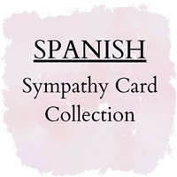 Spanish Sympathy Cards