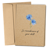 RTS 6380 Sympathy Card - In Remembrance Child