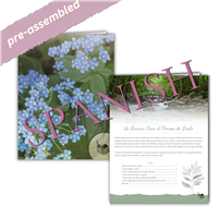 RTS 2773-S A Resource for Grieving with Blue Forget-Me-Not Folder (pre-assembled)