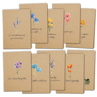 RTS 6300-E Sympathy Card - Sample Pack