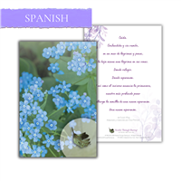 RTS 5054-S Door Card - Blue Forget-Me-Not (Spanish) RTS 5054-S Door Card - Blue Forget-Me-Not (Spanish)