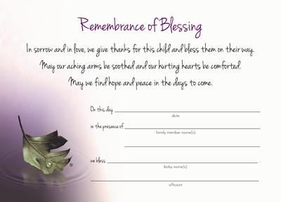 RTS 5112-E Remembrance of Blessing