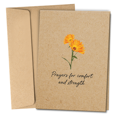 RTS 6530-E Sympathy Card (Spiritual) - Prayers for Comfort