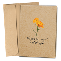 RTS 6530 Sympathy Card (Spiritual) - Prayers for Comfort