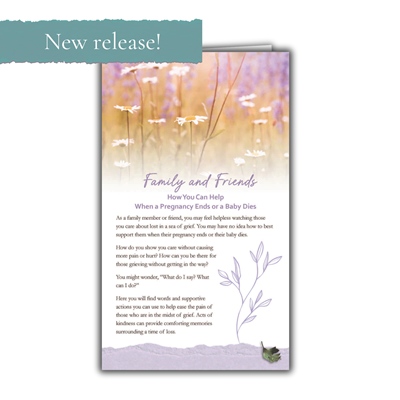 RTS 3310-E Family and Friends: How You Can Help When a Pregnancy Ends or a Baby Dies