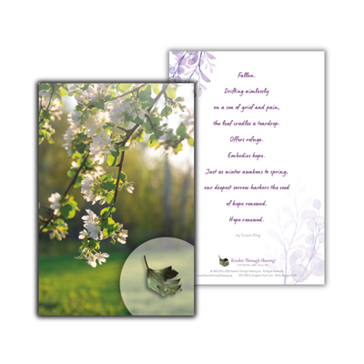RTS 5057-E Door Card - White Blossom