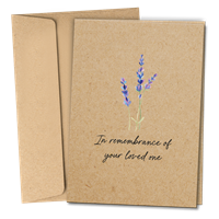 RTS 6370 Sympathy Card - In Remembrance Loved One