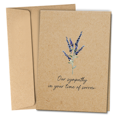 RTS 6340-E Sympathy Card - Time of Sorrow