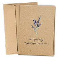 RTS 6340-E Sympathy Card - Time of Sorrow