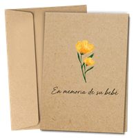 RTS 6390-S Sympathy Card - In Remembrance Baby