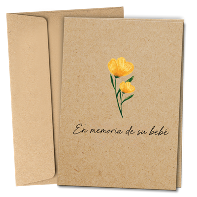 RTS 6390-S Sympathy Card - In Remembrance Baby