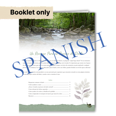 RTS 2775-S (Spanish) Booklet only: A Resource for Grieving (no folder)