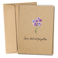 RTS 6320 Sympathy Card - Gone But Not Forgotten