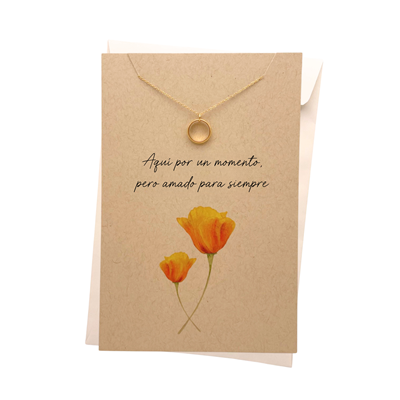 RTS 7530-S Remembrance Ring - Here for a Moment, Loved for a Lifetime (Spanish)