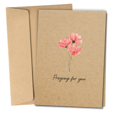 RTS 6520-E Sympathy Card (Spiritual) - Praying for You