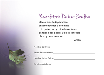RTS 5112-S Remembrance of Blessing