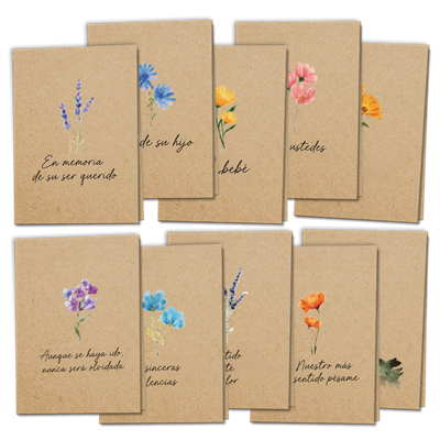 RTS 6300-S Sympathy Card - Spanish Sample Pack