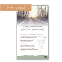 RTS 3423-E When Someone You Love Dies Unexpectedly
