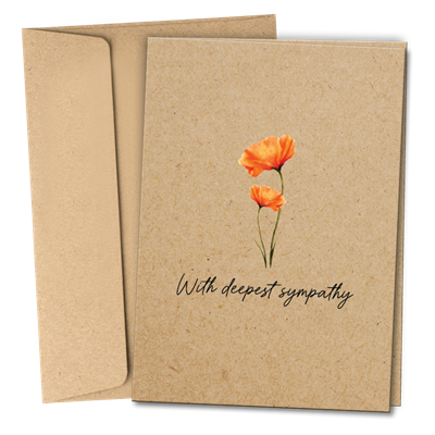 RTS 6350 Sympathy Card - Deepest Sympathy