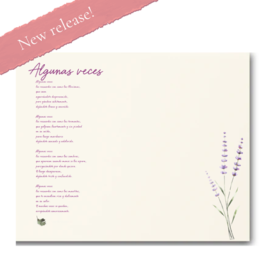 RTS 5654-S Handprint Poem: Large (Spanish) - NEW! 