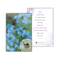 RTS 5054-E Door Card - Blue Forget-Me-Not RTS 5054-E Door Card - Blue Forget-Me-Not