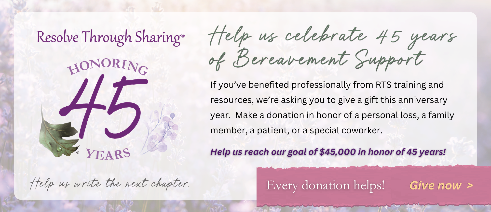 Donation fundraiser