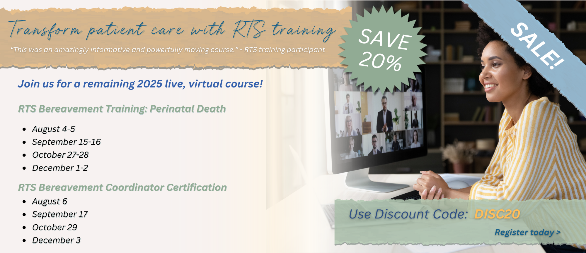 Discounted Trainings