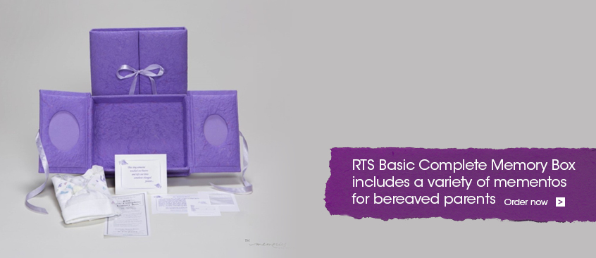 RTS Basic Complete Memory Box includes a variety of mementos for bereaved parents